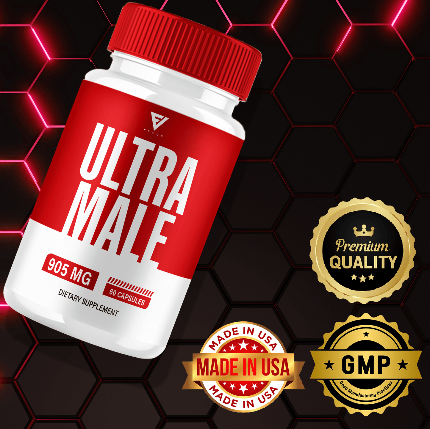 Ultra Male Capsules - Vitamin Place - Sports Nutrition