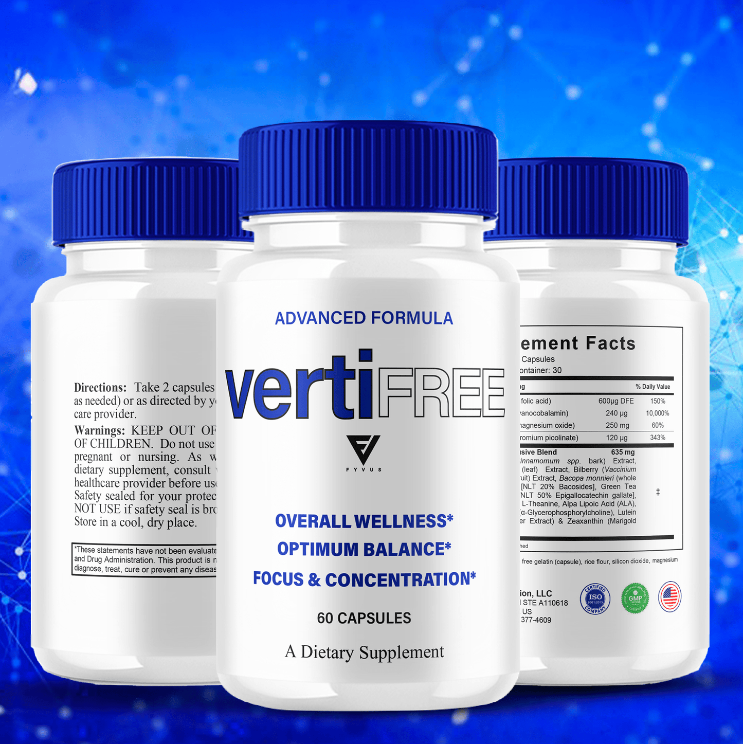 Vertifree Nootropic Capsules - Vitamin Place - Nootropic