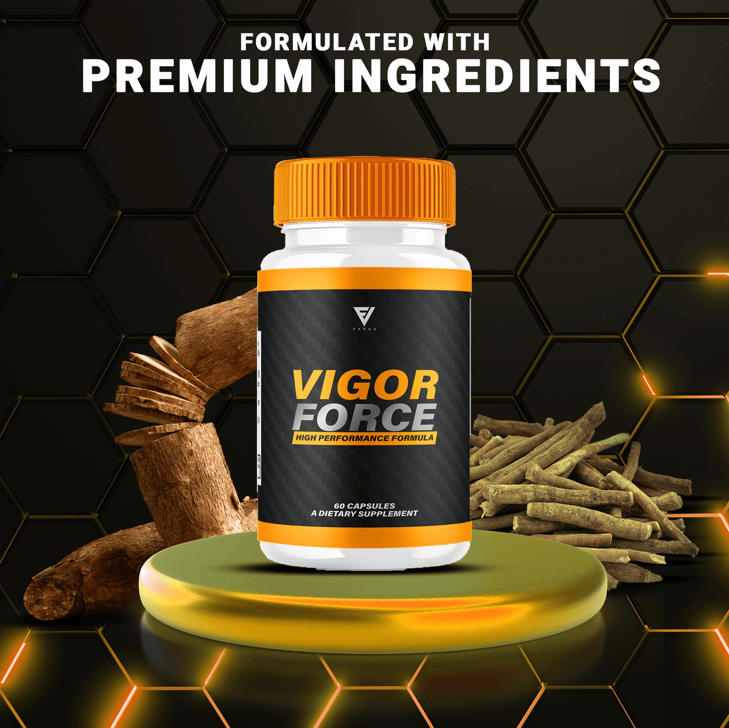 Vigor Force Men’s Wellness Capsules | Vitamin-Place