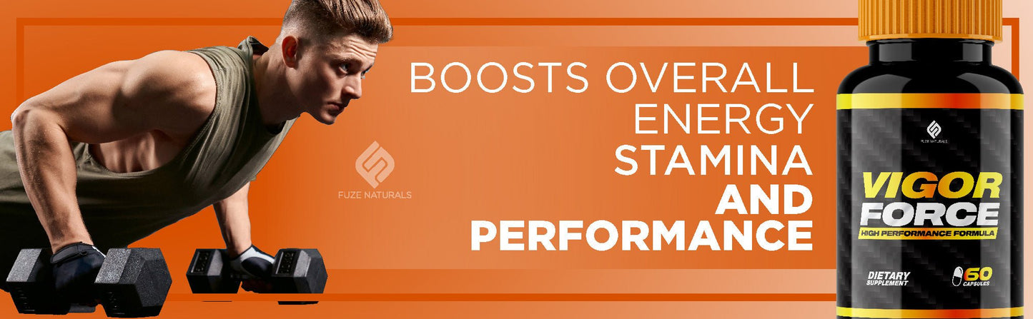 Vigor Force Men’s Wellness Capsules – Energy & Active Lifestyle Support | Vitamin-Place