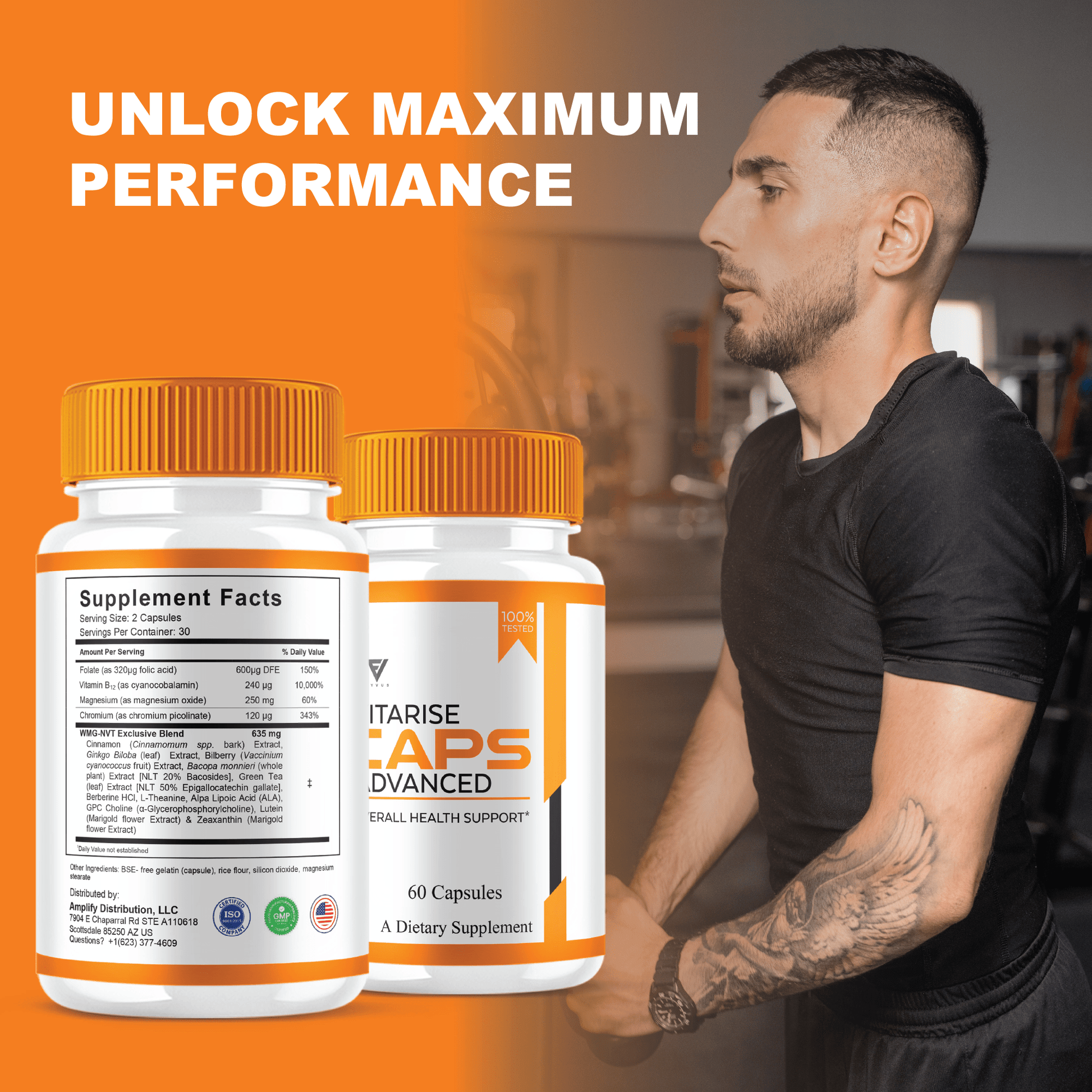 Vita Rise Caps - Vitamin Place - Sports Nutrition