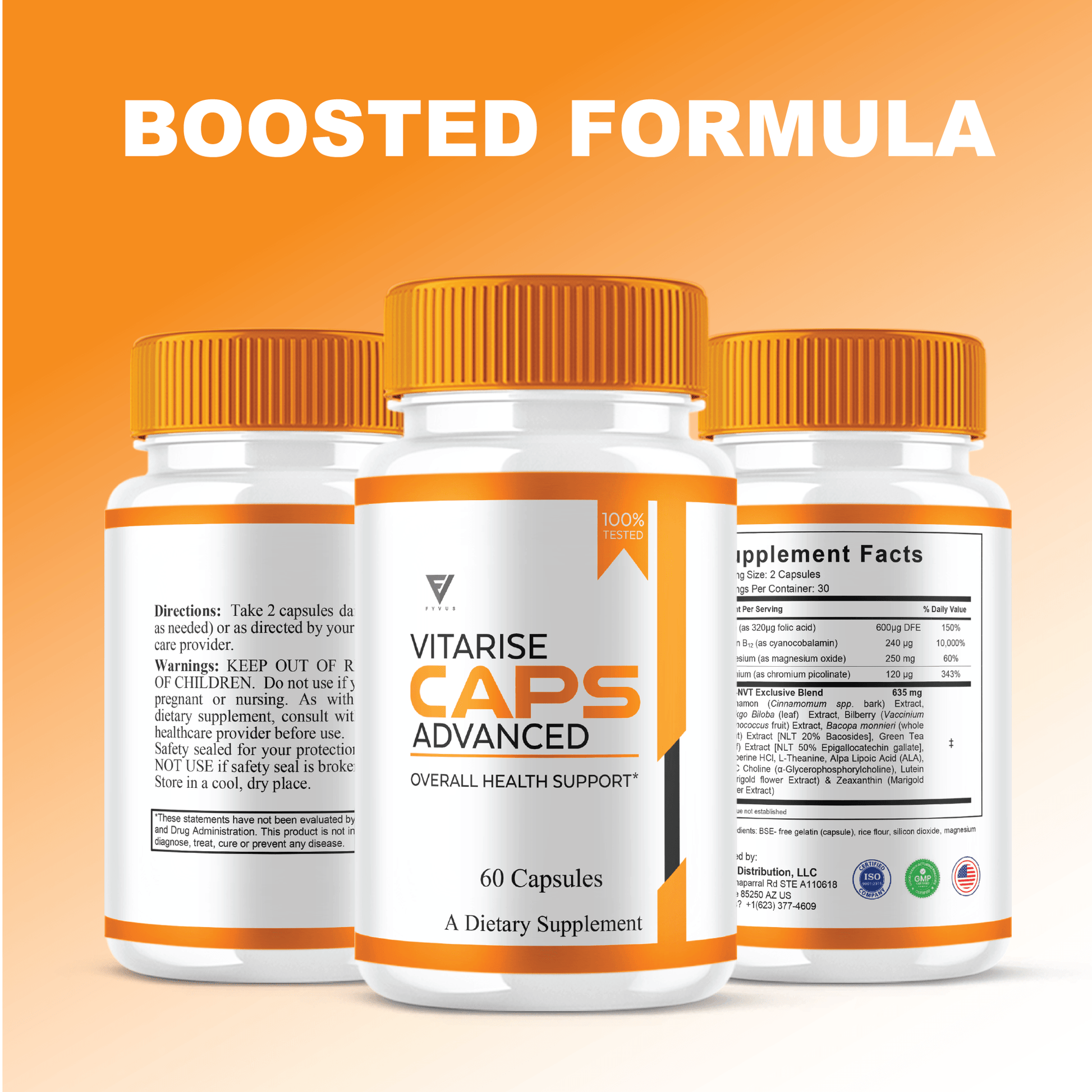 Vita Rise Caps - Vitamin Place - Sports Nutrition