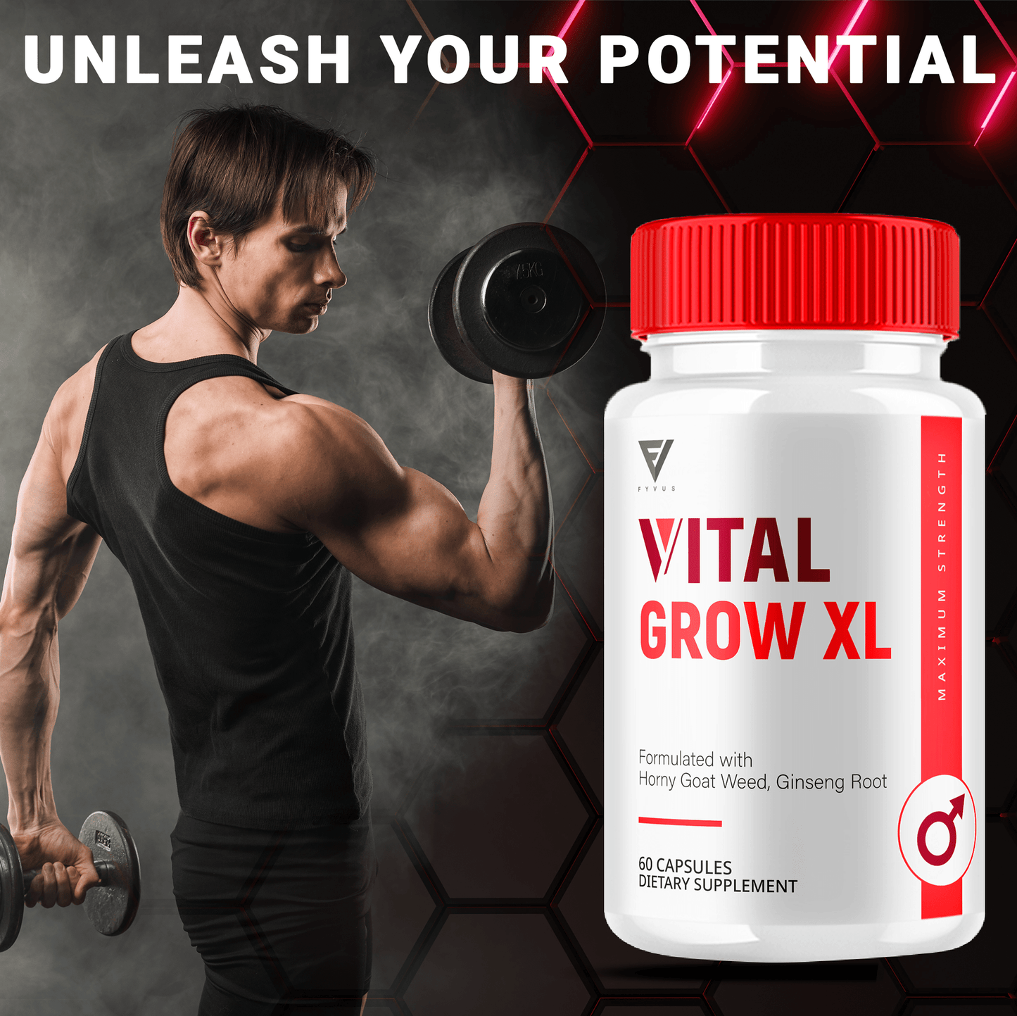 Vital Grow XL Capsules - Vitamin Place - Sports Nutrition