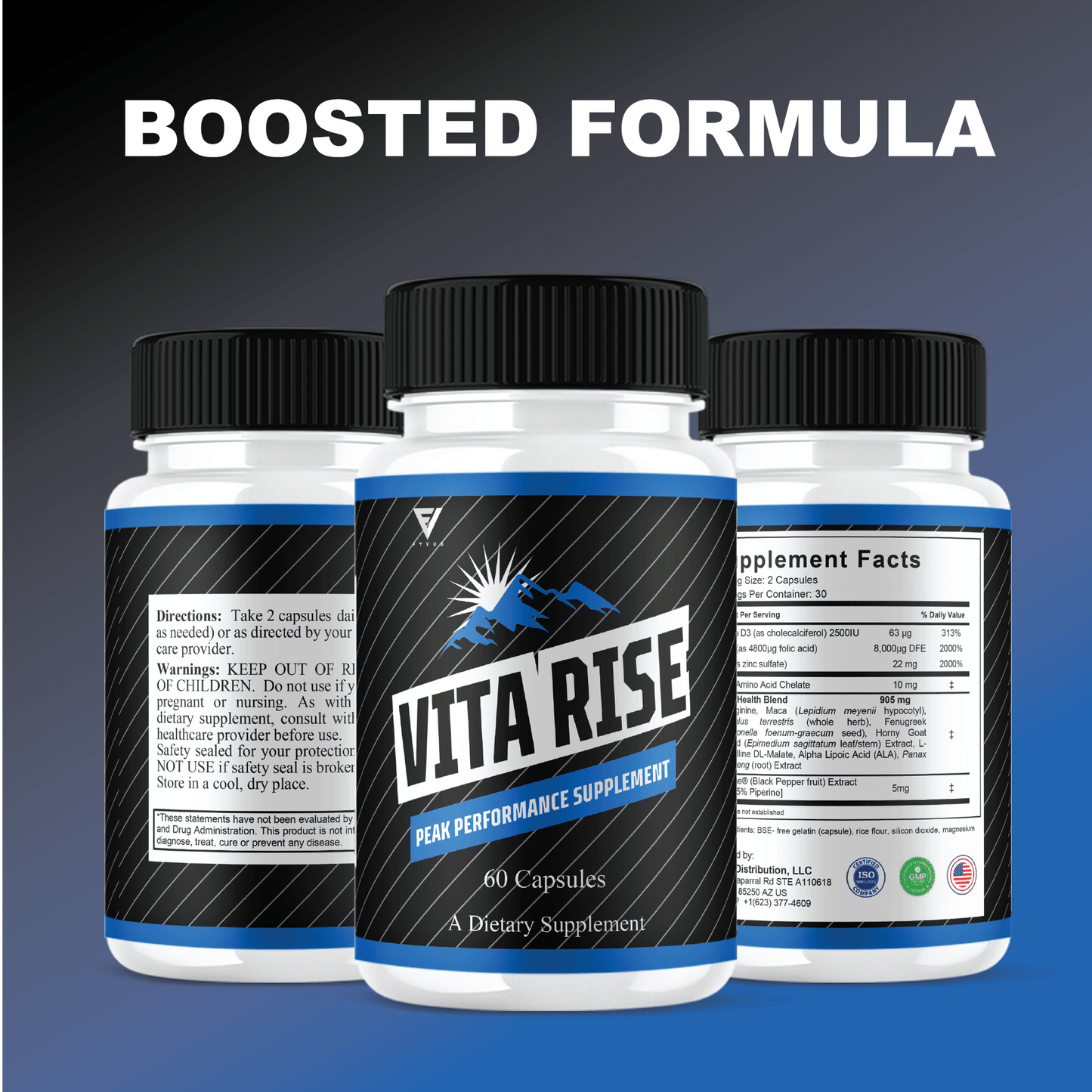 VitaRise Capsules - Vitamin Place - Sports Nutrition
