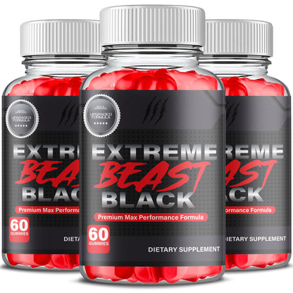 Extreme Beast Black Gummies