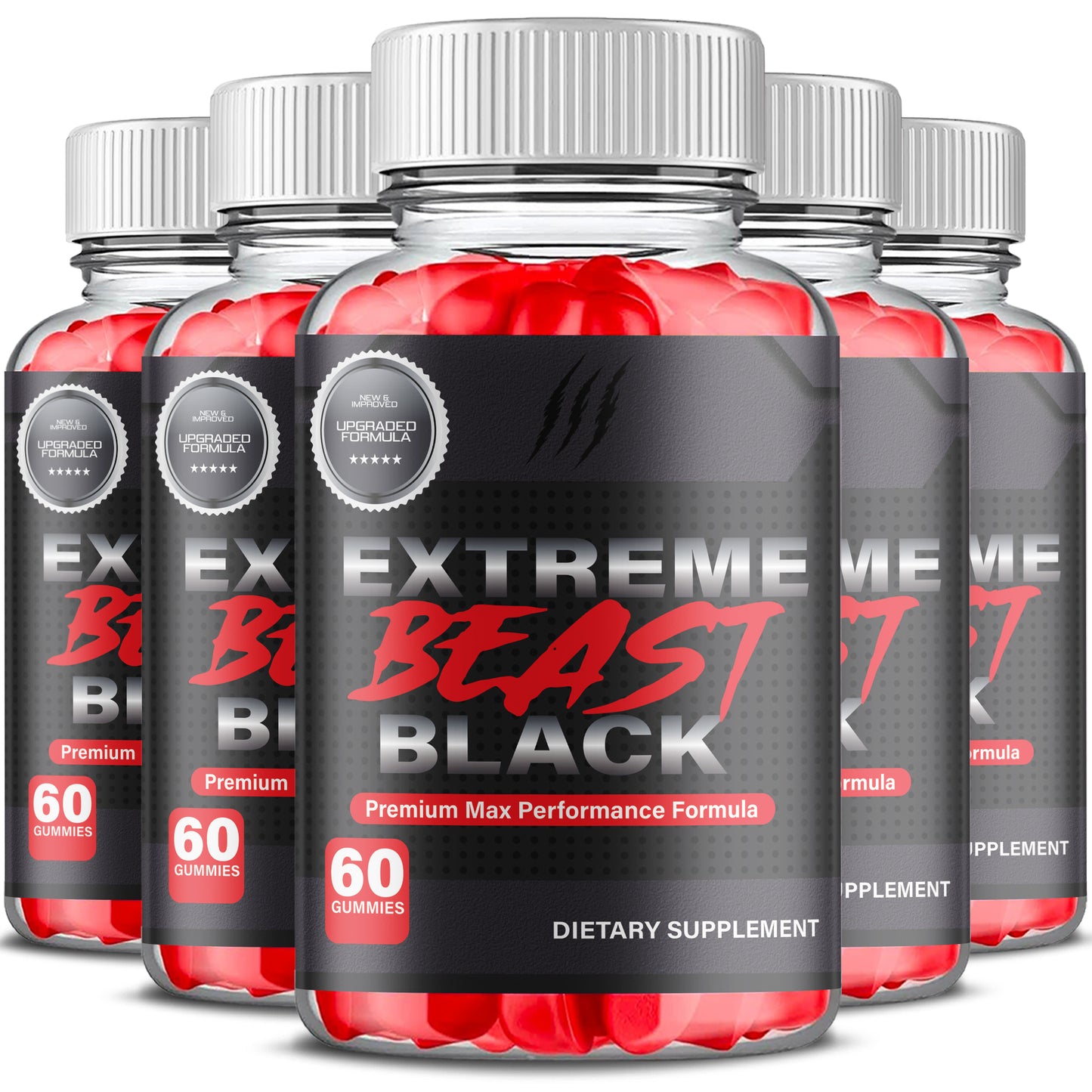 Extreme Beast Black Gummies