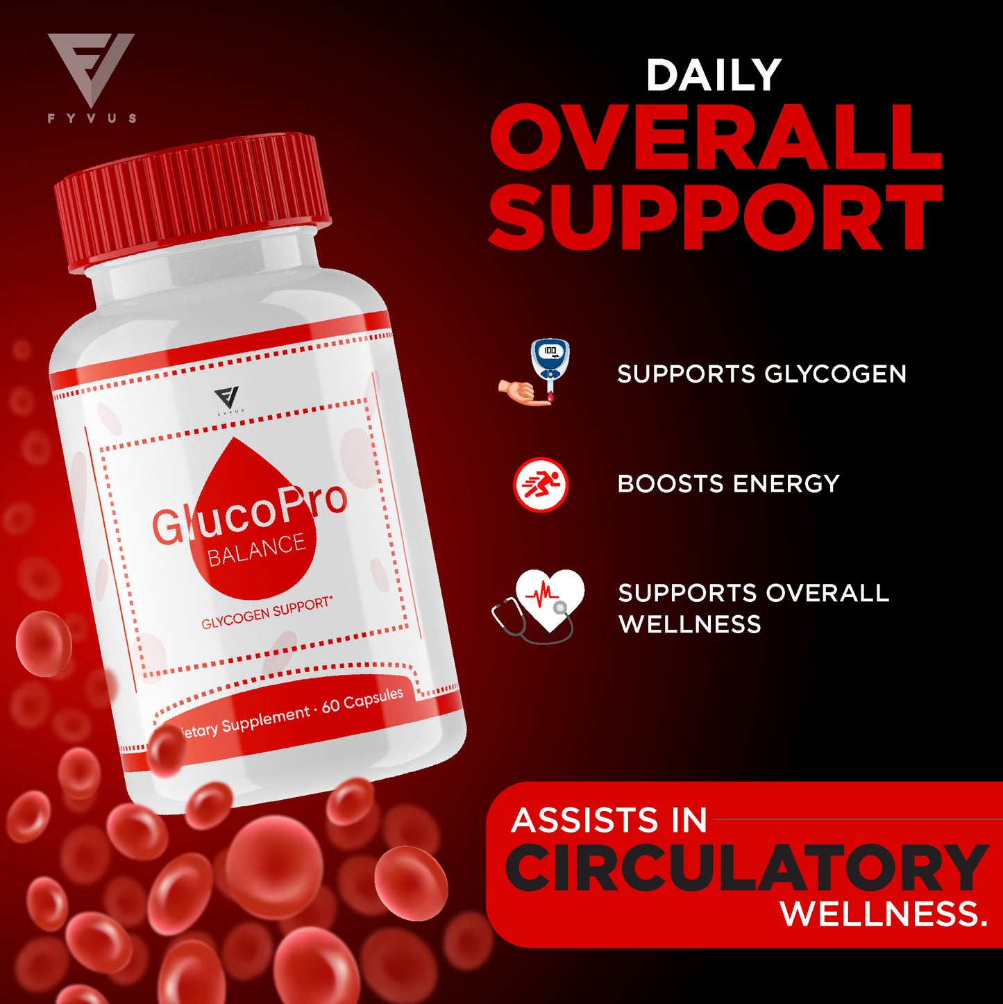 GlucoPro Glycogen Support Capsules