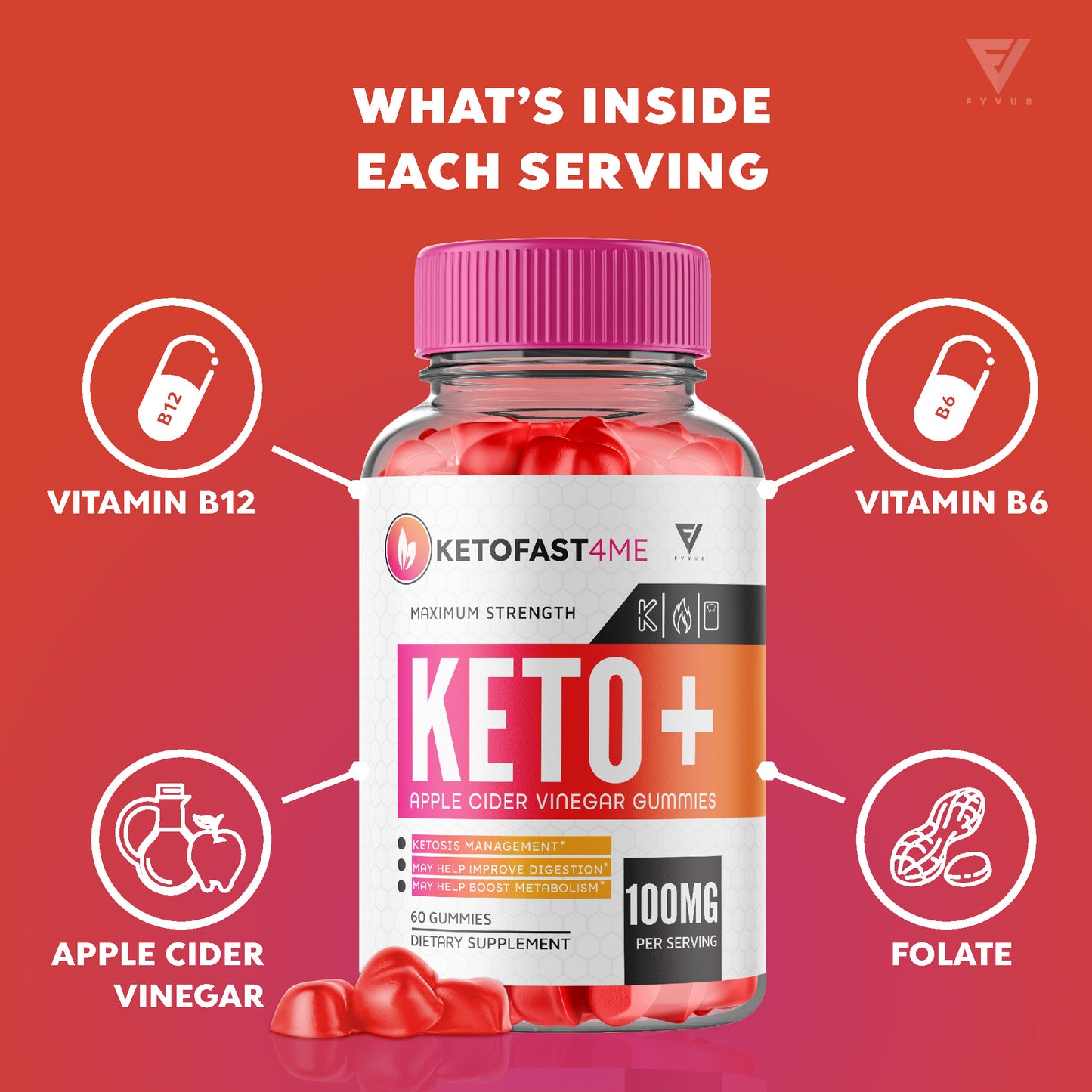 KetoFast4Me - Keto ACV Gummies