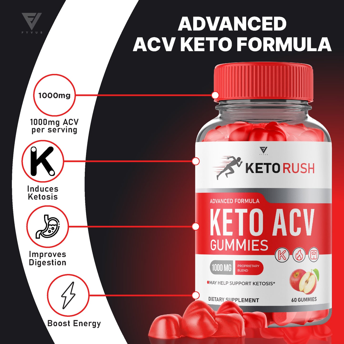 Keto Rush - Keto ACV Gummies