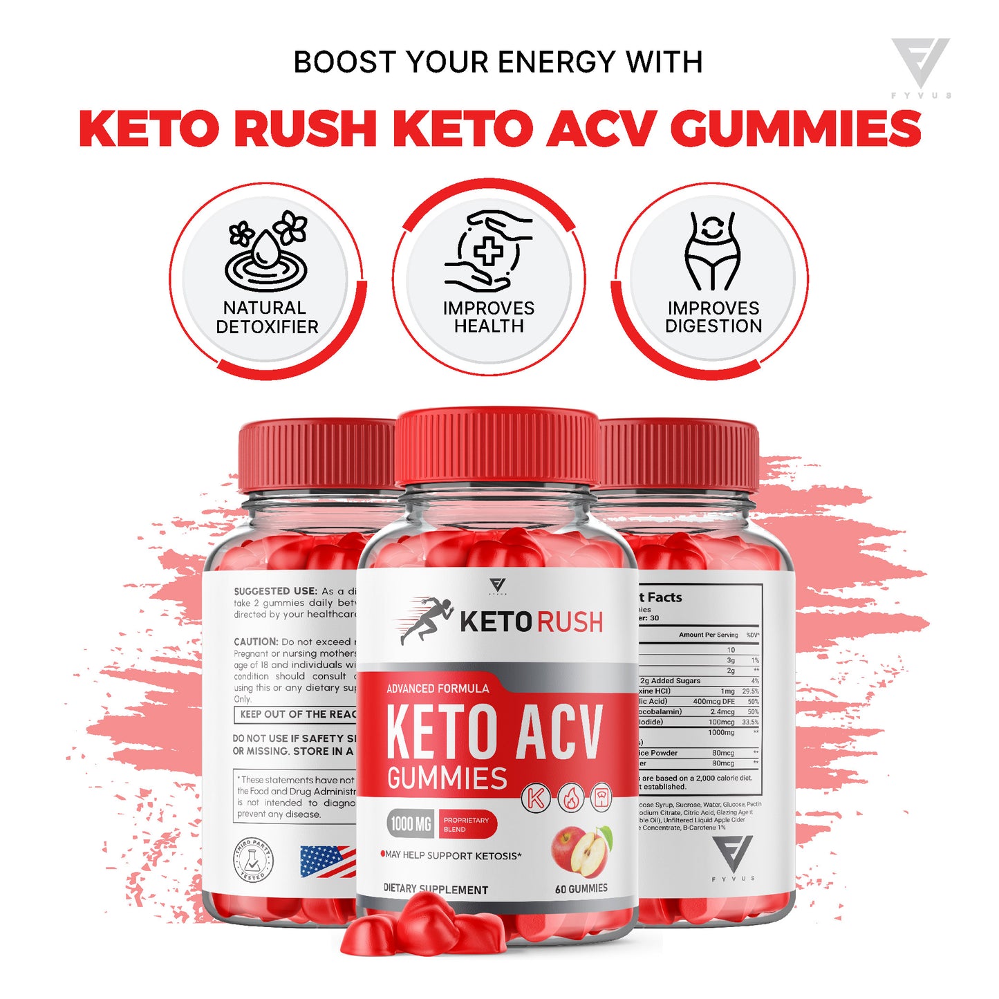 Keto Rush - Keto ACV Gummies