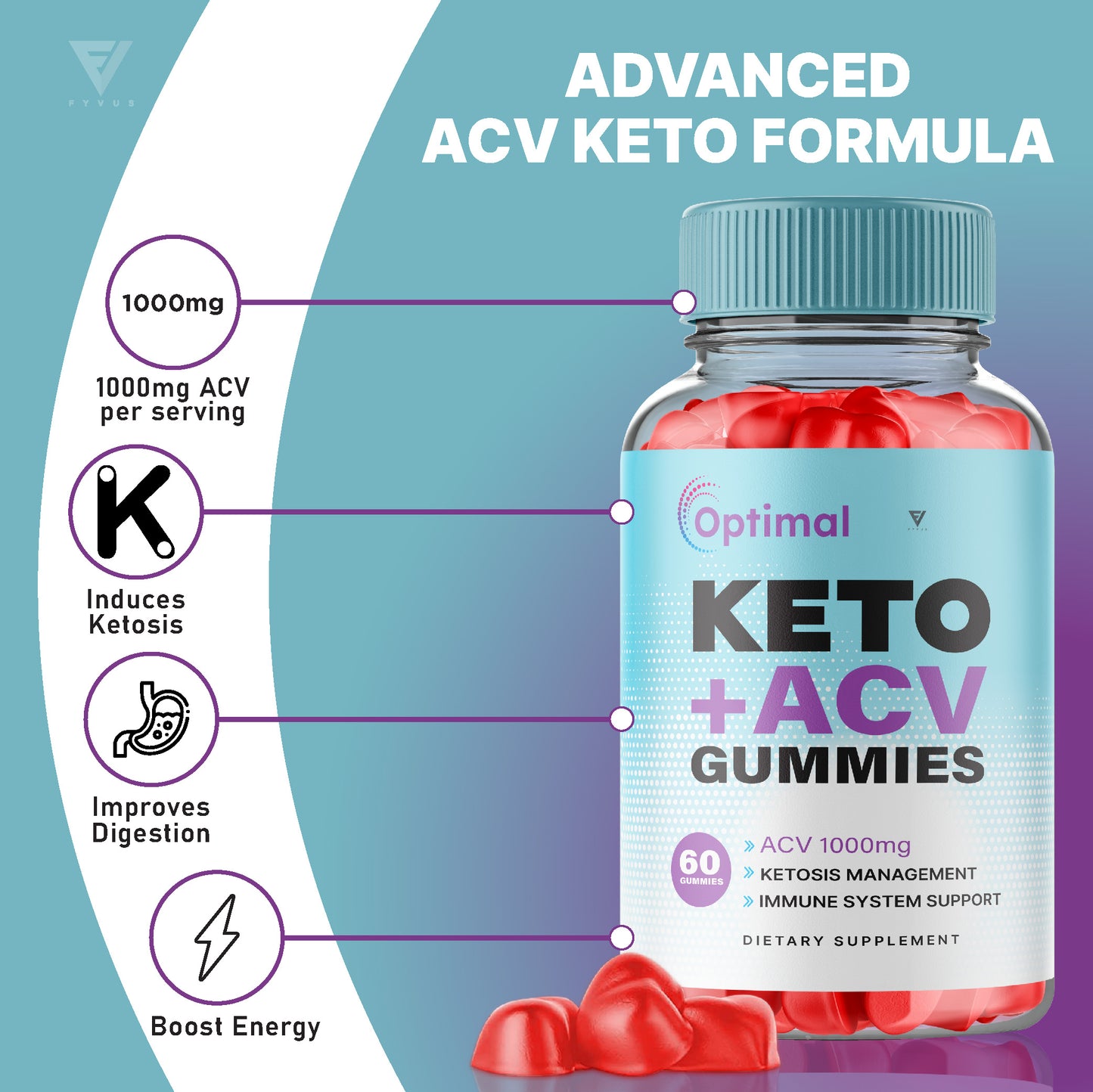Optimal Keto + ACV Gummies