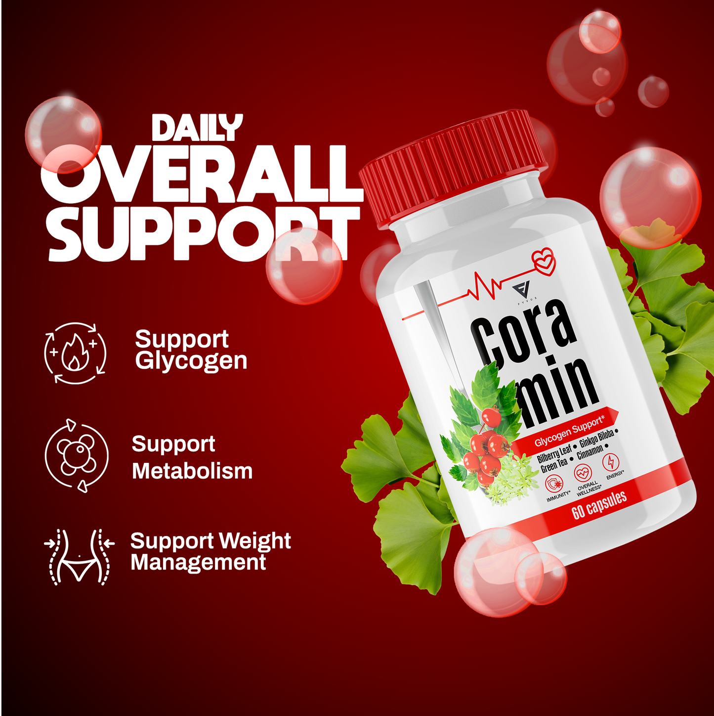 Coramin Glycogen Support Capsules