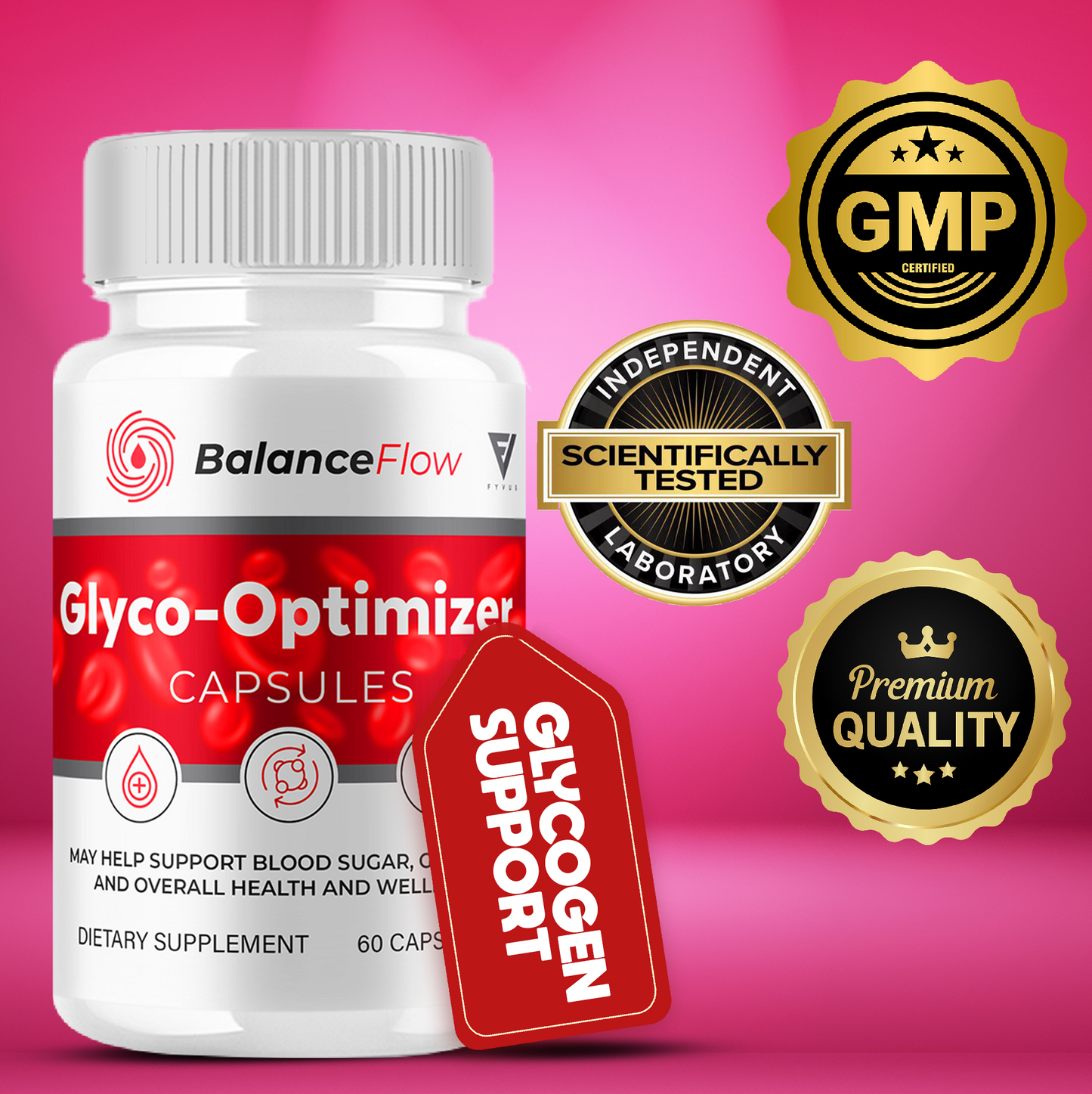Balance Flow Glycogen Capsules