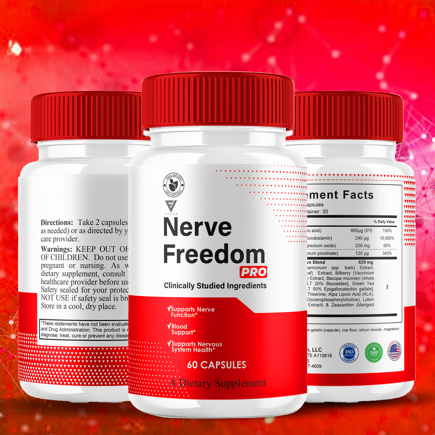 Nerve Freedom Pro Nootropic Capsules