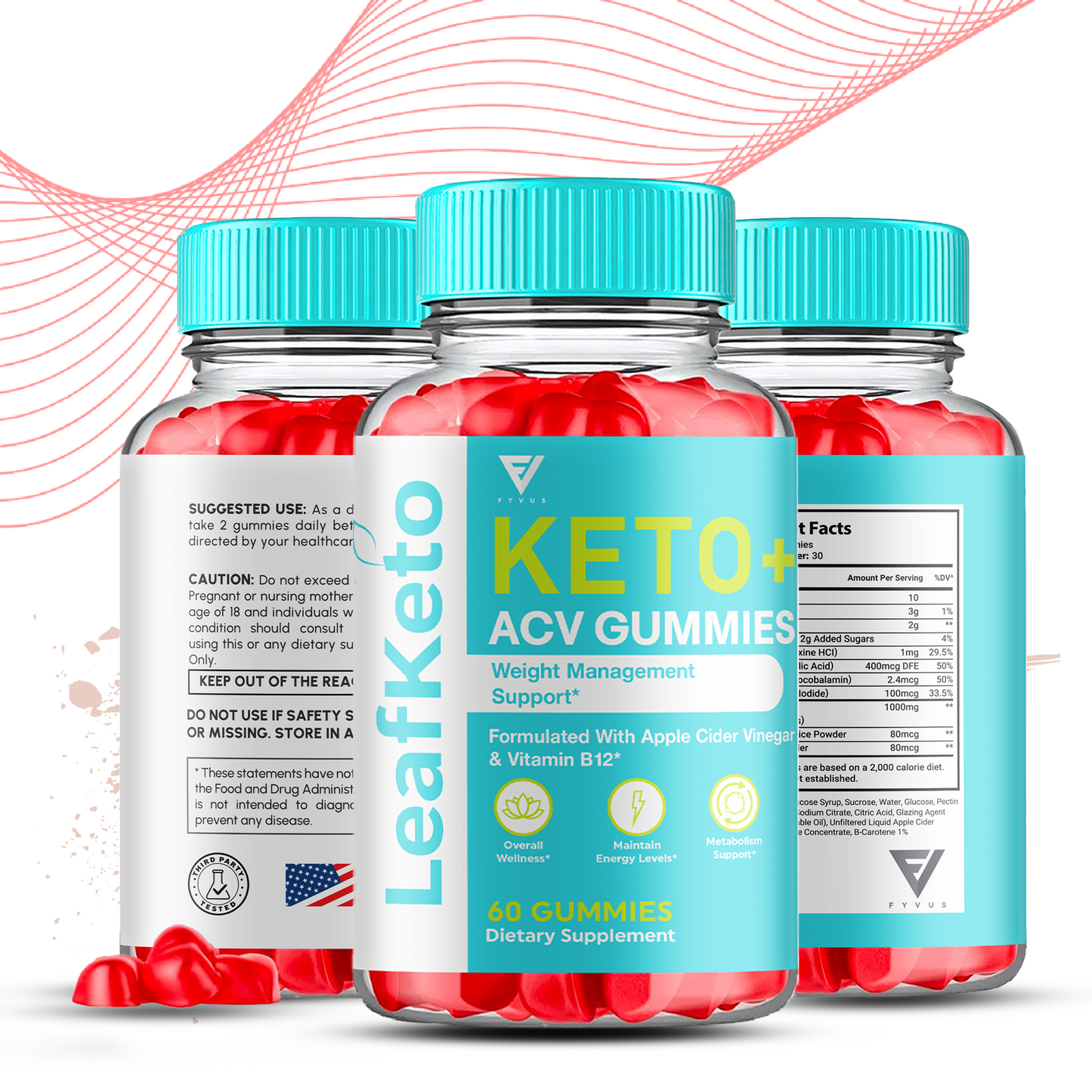 LeafKeto Keto ACV Gummies