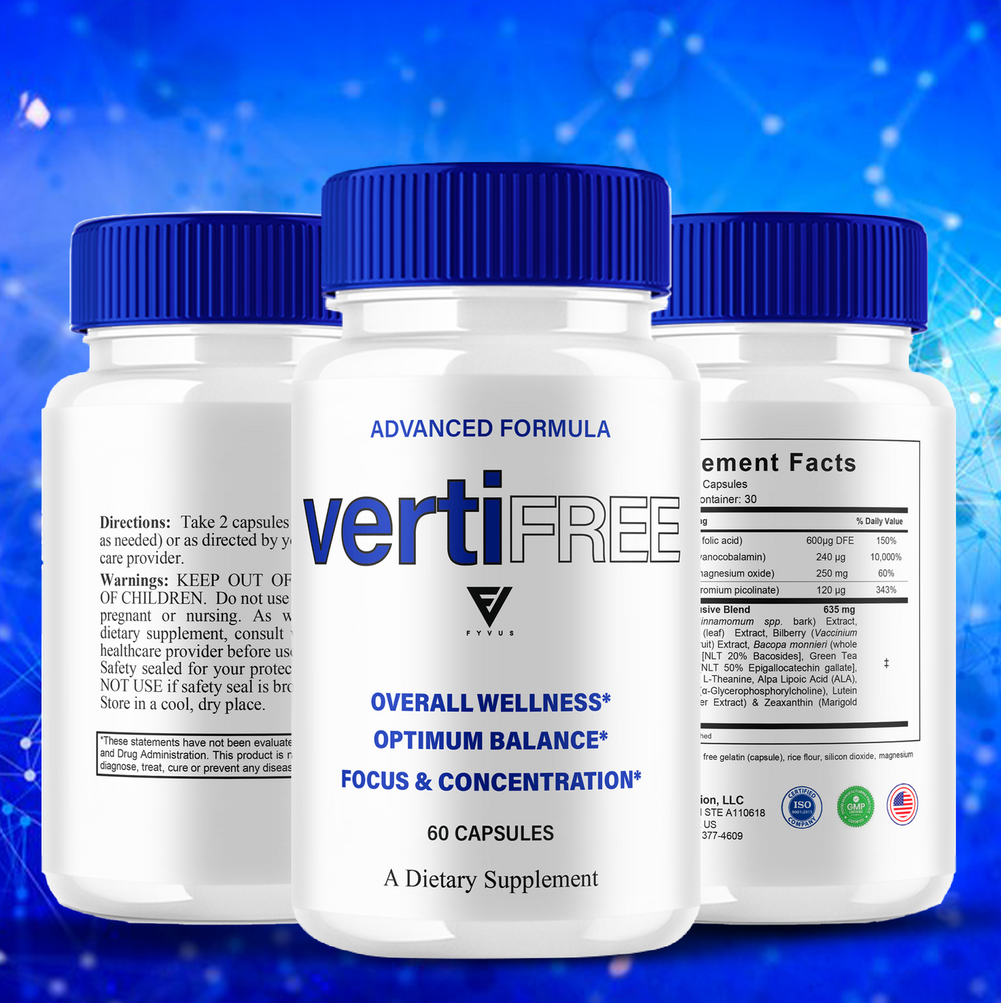 Vertifree Nootropic Capsules