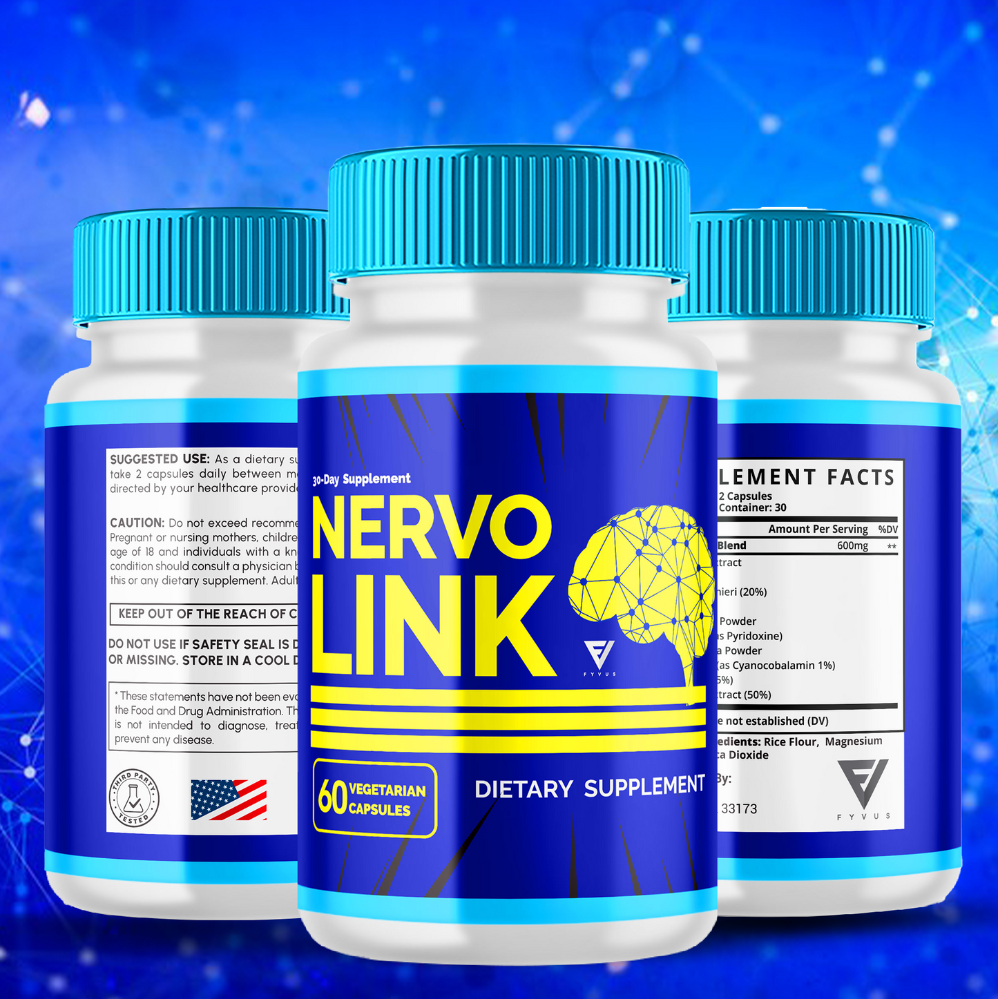 Nervo Link Nootropic Capsules