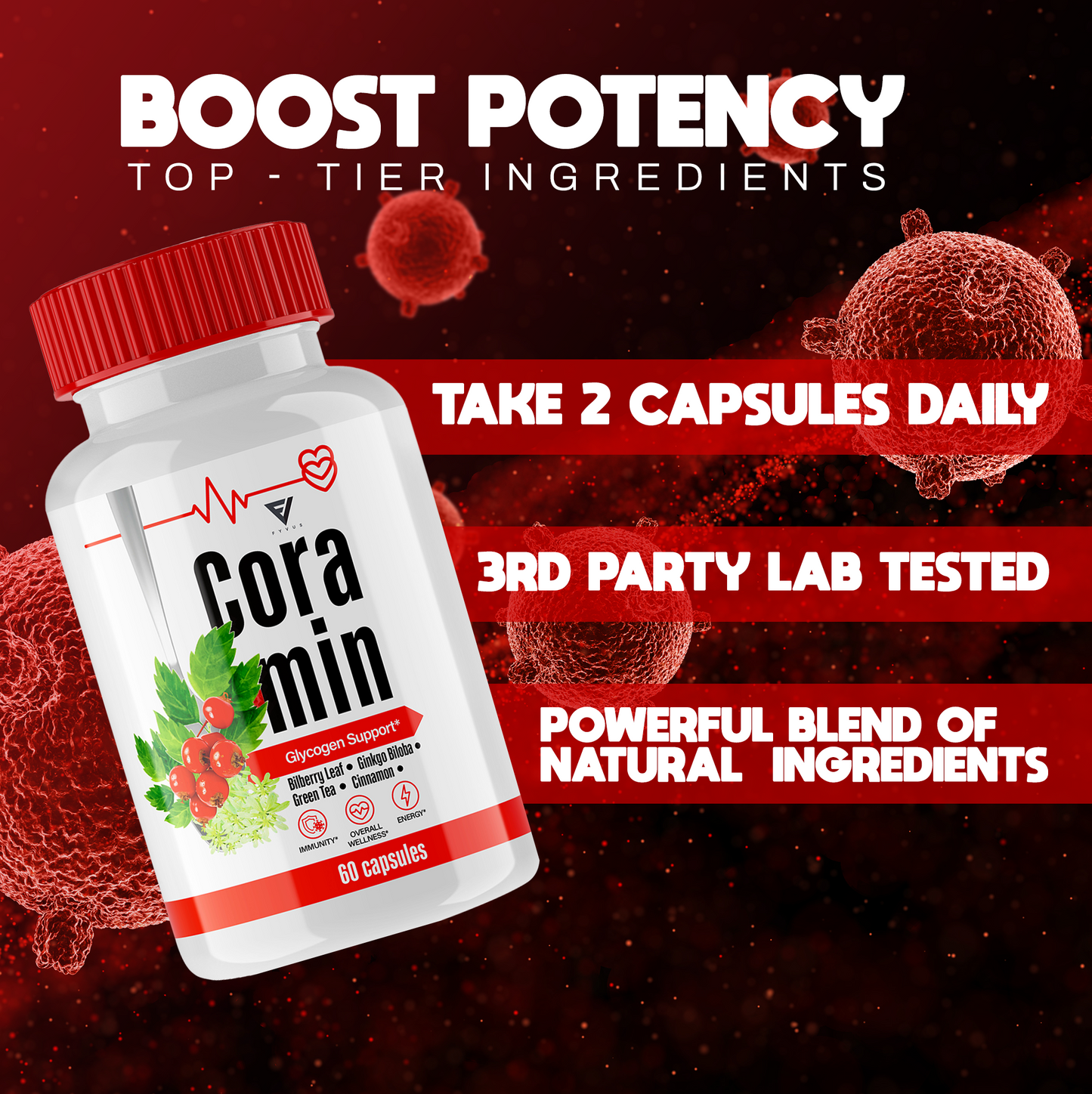 Coramin Glycogen Support Capsules