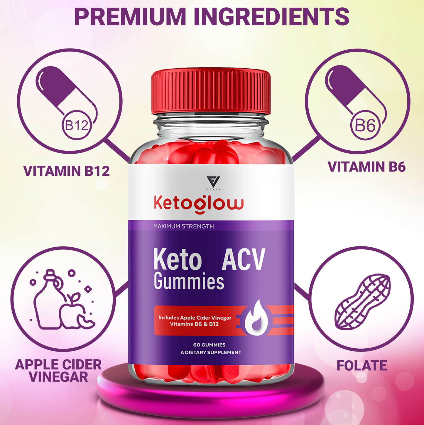 Keto Glow Keto ACV Gummies