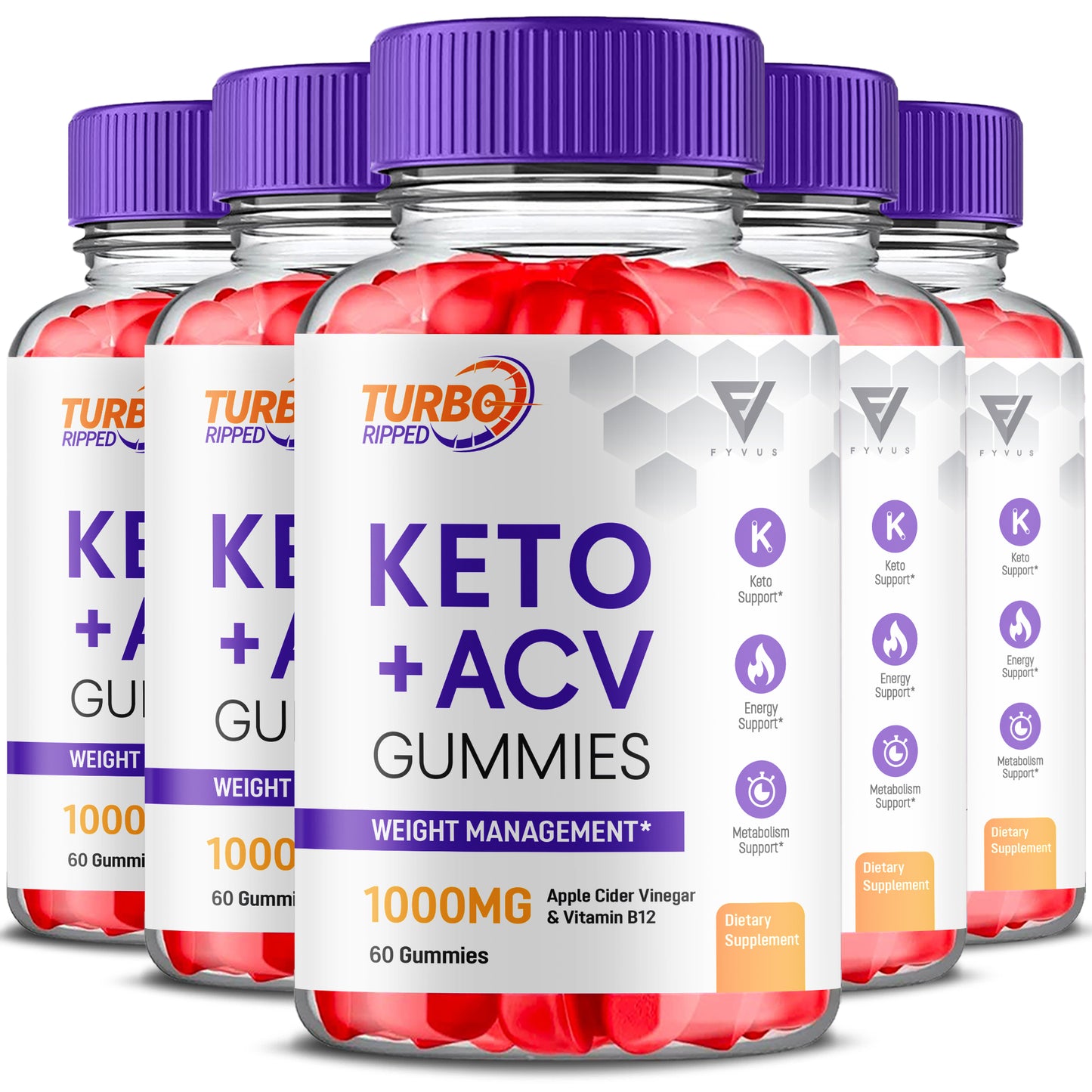 Turbo Ripped Keto ACV Gummies