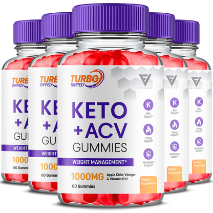 Turbo Ripped Keto ACV Gummies