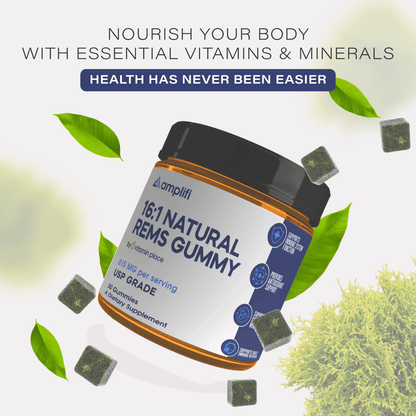 Amplifi 16:1 Natural REMS Sea Moss Gummies - Vitamin Place - Men's Health