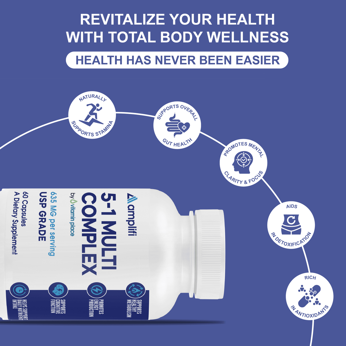 Amplifi 5:1 Multi Complex - Vitamin Place - Metabolism & Wellness
