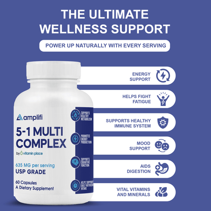 Amplifi 5:1 Multi Complex - Vitamin Place - Metabolism & Wellness