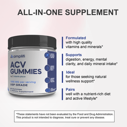 Amplifi ACV Gummies - Vitamin Place - Metabolism & Wellness