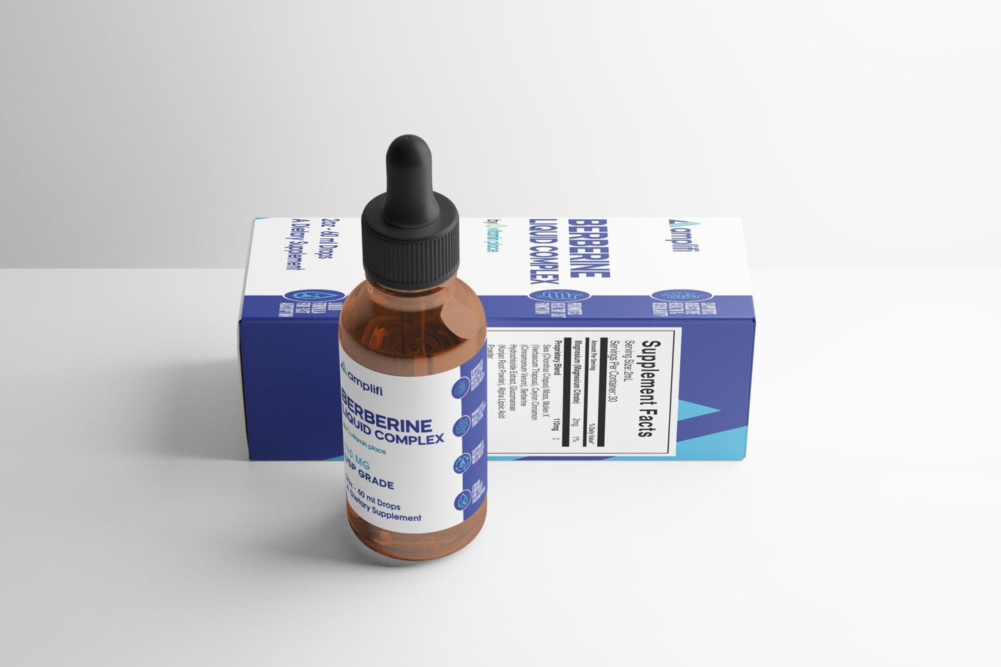 Amplifi Berberine Liquid Complex - Vitamin Place - Energy & Circulation