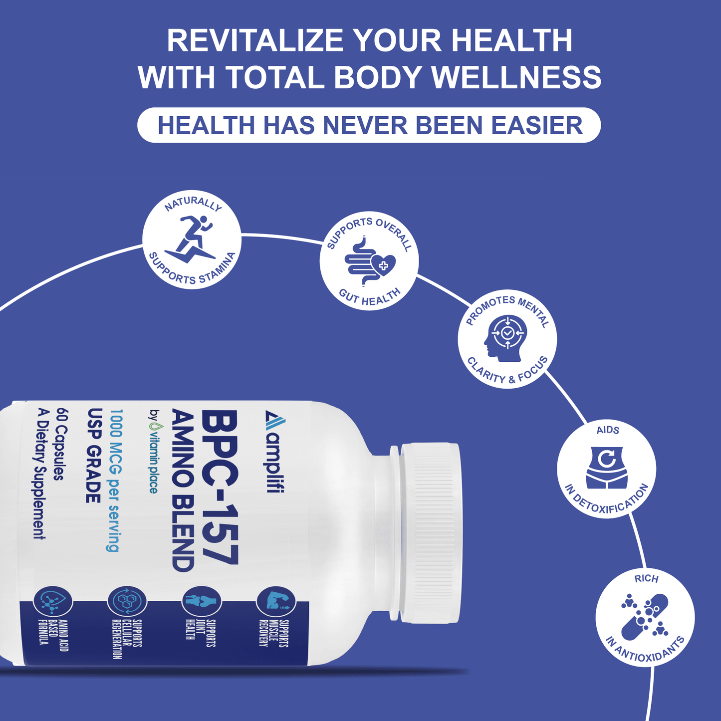 Amplifi BPC - 157 Amino Blend - Vitamin Place - Metabolism & Wellness