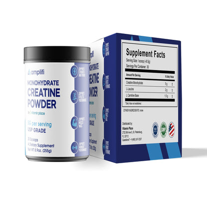 Amplifi Creatine Monohydrate Powder - Vitamin Place - Metabolism & Wellness