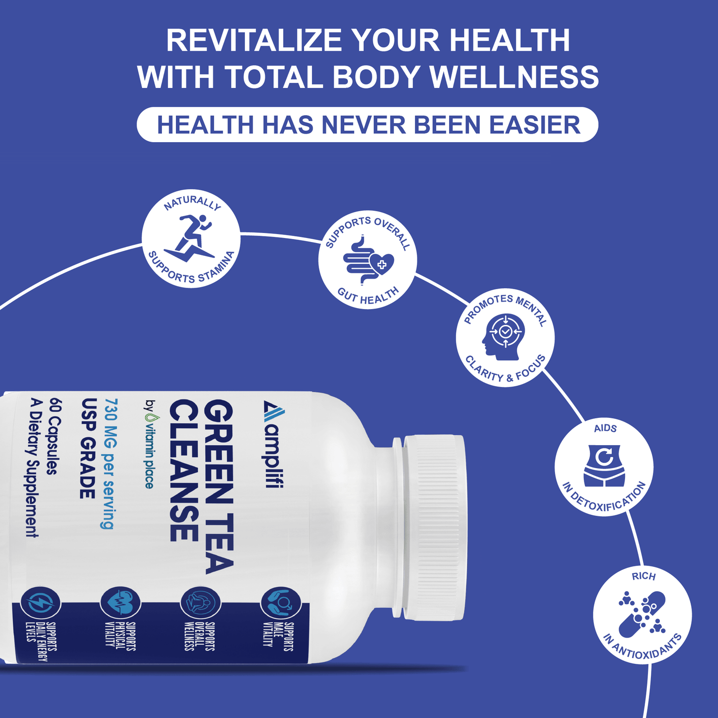 Amplifi Green Tea Cleanse - Vitamin Place - Metabolism & Wellness