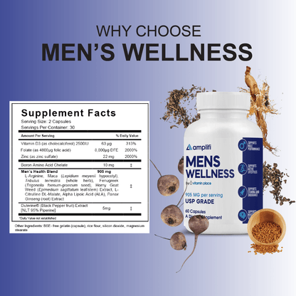 Amplifi Men's Wellness - Vitamin Place - Men's Health