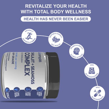 Amplifi Shilajit + Sea Moss Complex - Vitamin Place - Men's Health