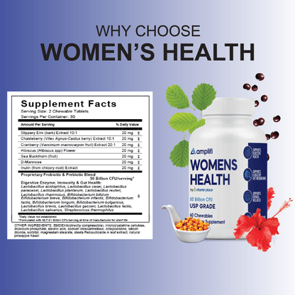 Amplifi Women’s Health Probiotic Chewables - Vitamin Place - Metabolism & Wellness