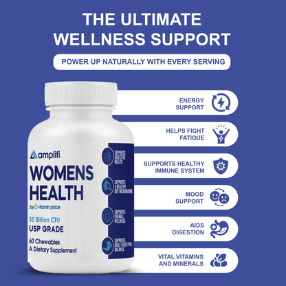 Amplifi Women’s Health Probiotic Chewables - Vitamin Place - Metabolism & Wellness