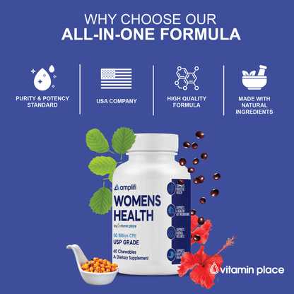 Amplifi Women’s Health Probiotic Chewables - Vitamin Place - Metabolism & Wellness
