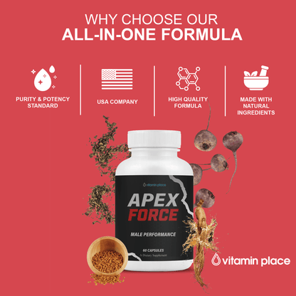 Apex Force Capsules - Vitamin Place - Men's Health