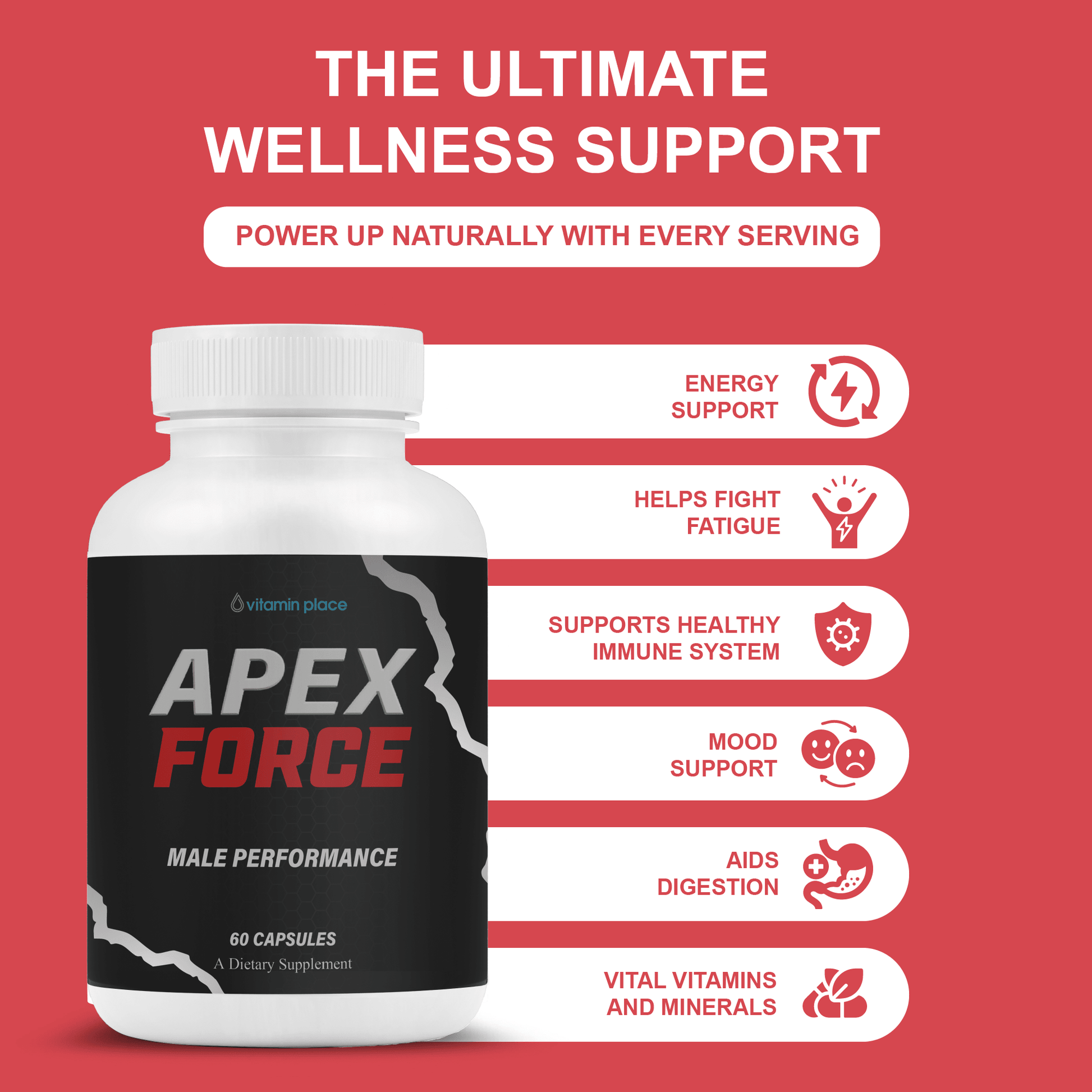 Apex Force Capsules - Vitamin Place - Men's Health