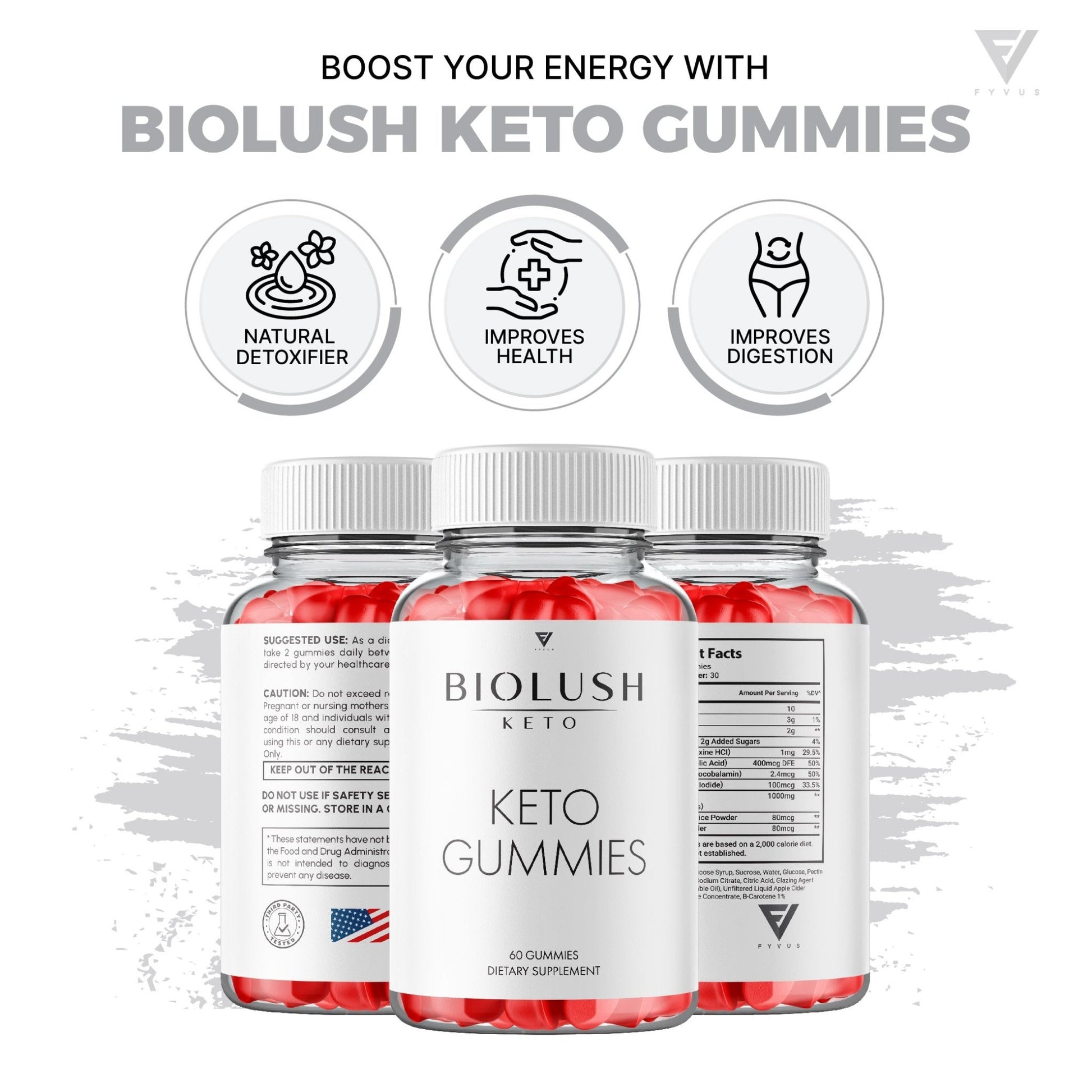 Biolush Keto - Keto ACV Gummies - Vitamin Place - Apple Cider Vinegar Gummies