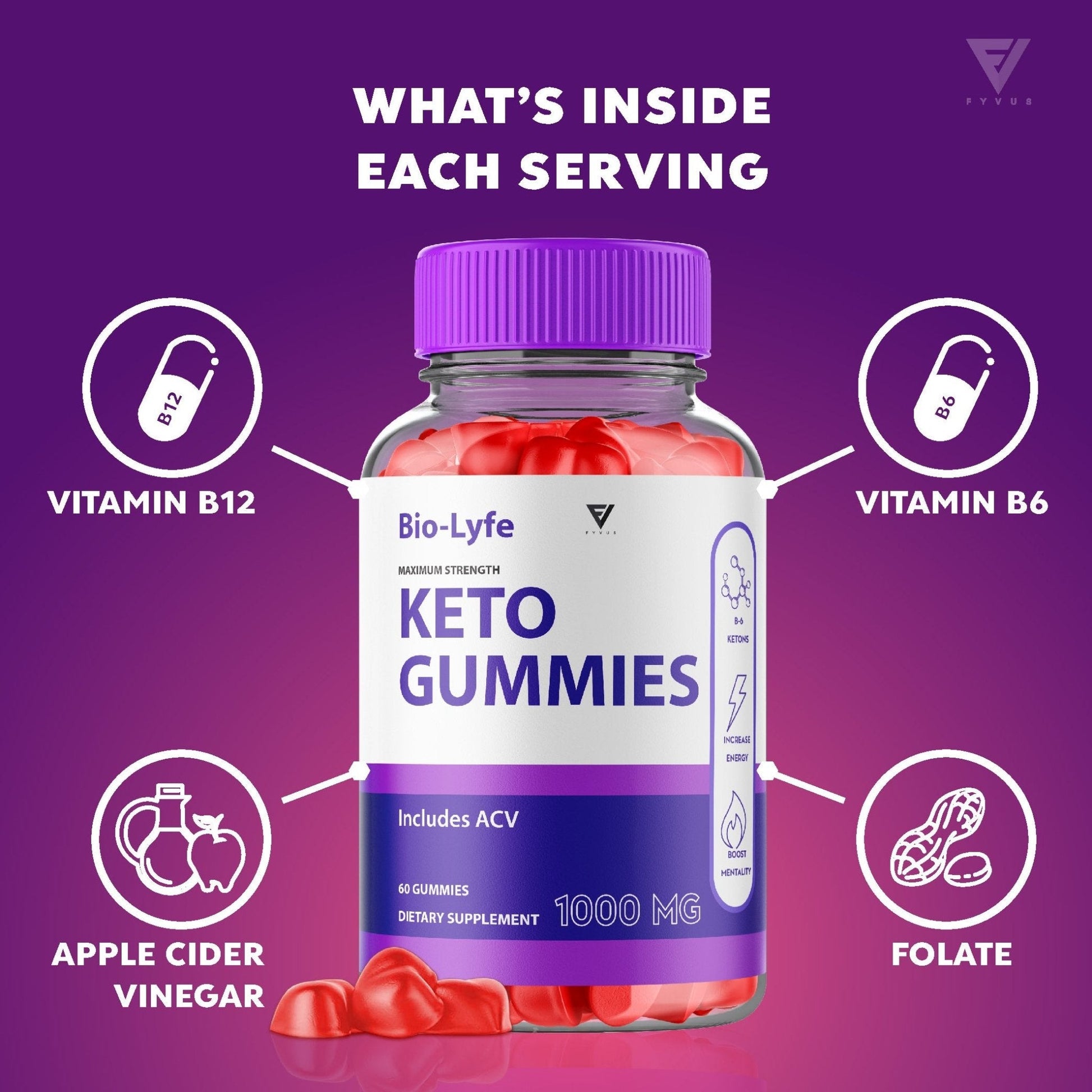 Biolyfe Keto Gummies - Vitamin Place - Apple Cider Vinegar Gummies