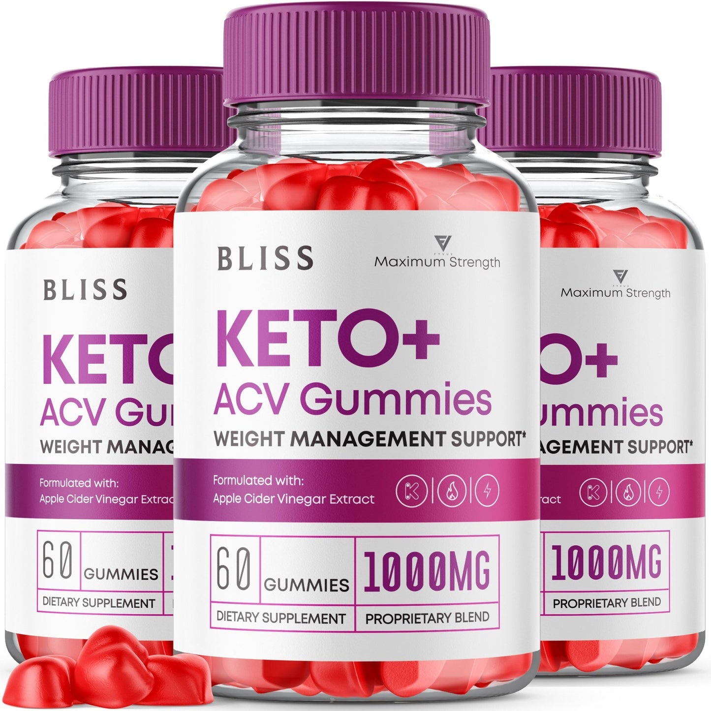 Bliss Keto ACV Gummies - Vitamin Place - Apple Cider Vinegar Gummies