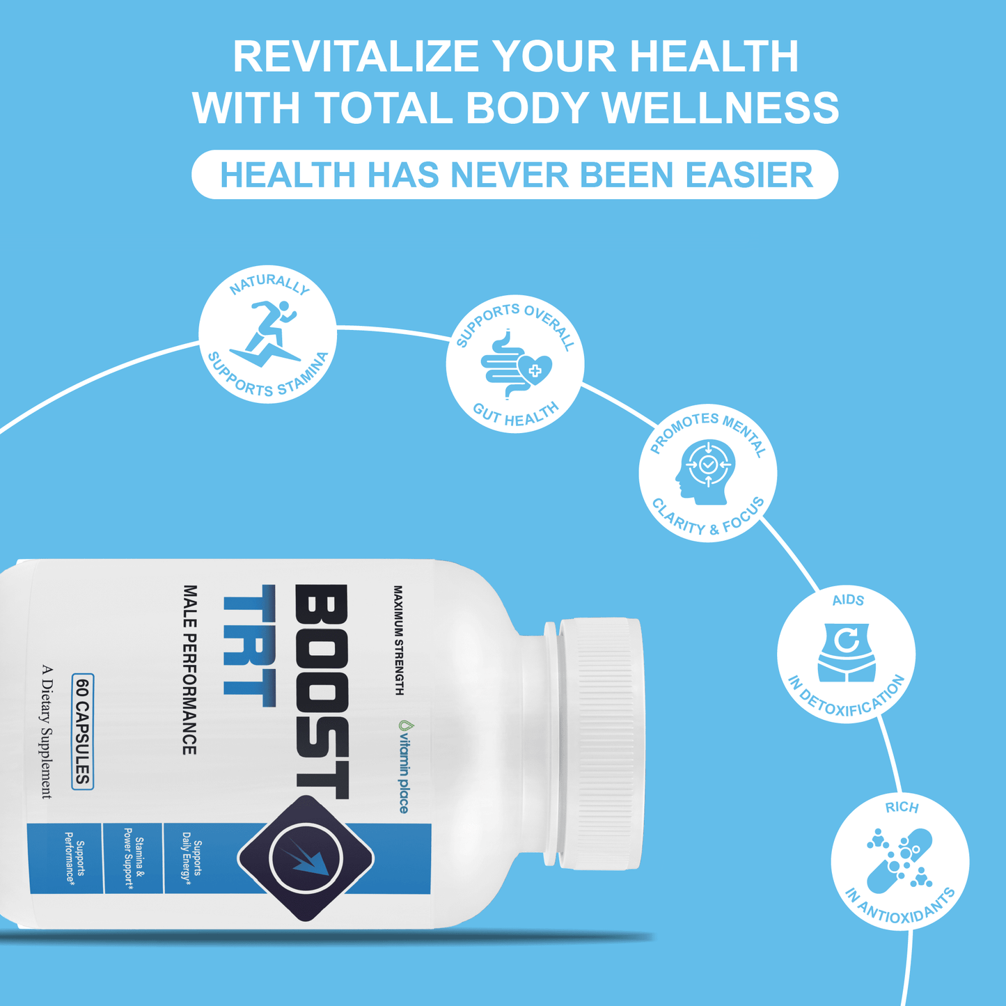 Boost TRT Capsules - Vitamin Place - Men's Health