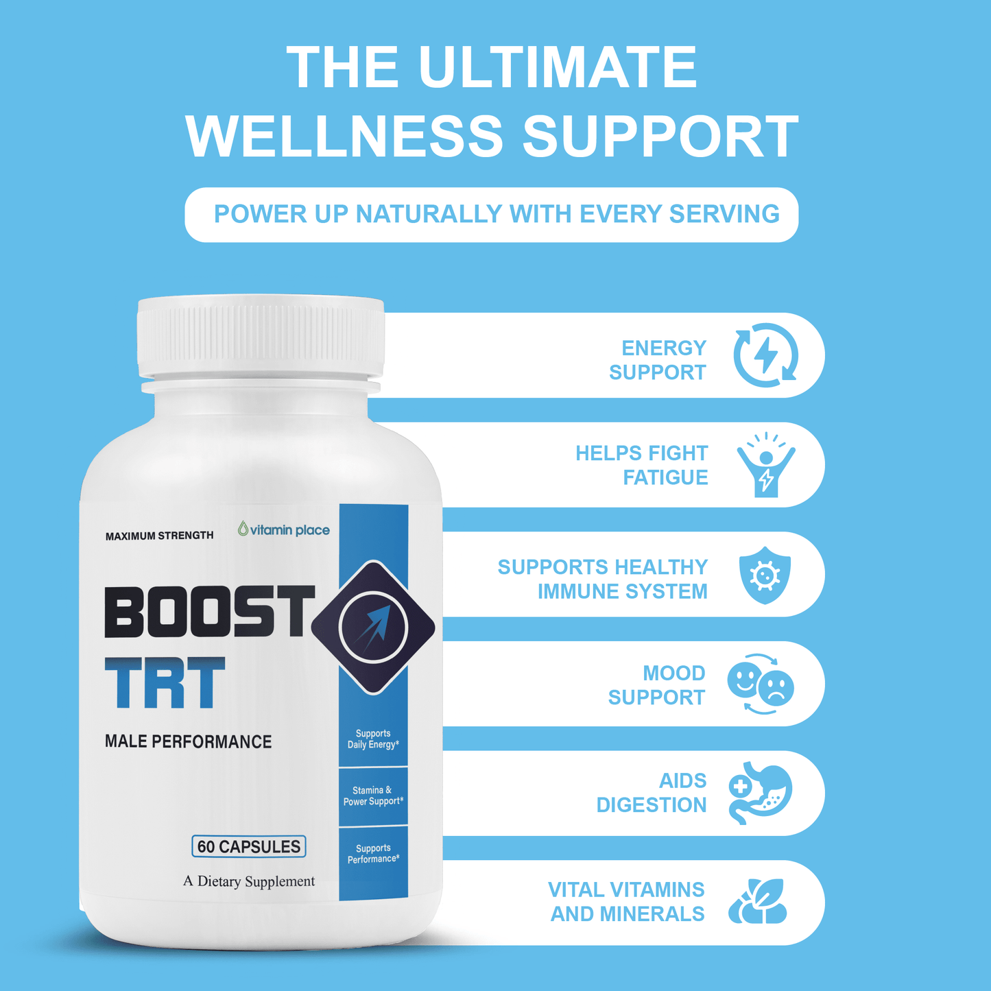 Boost TRT Capsules - Vitamin Place - Men's Health