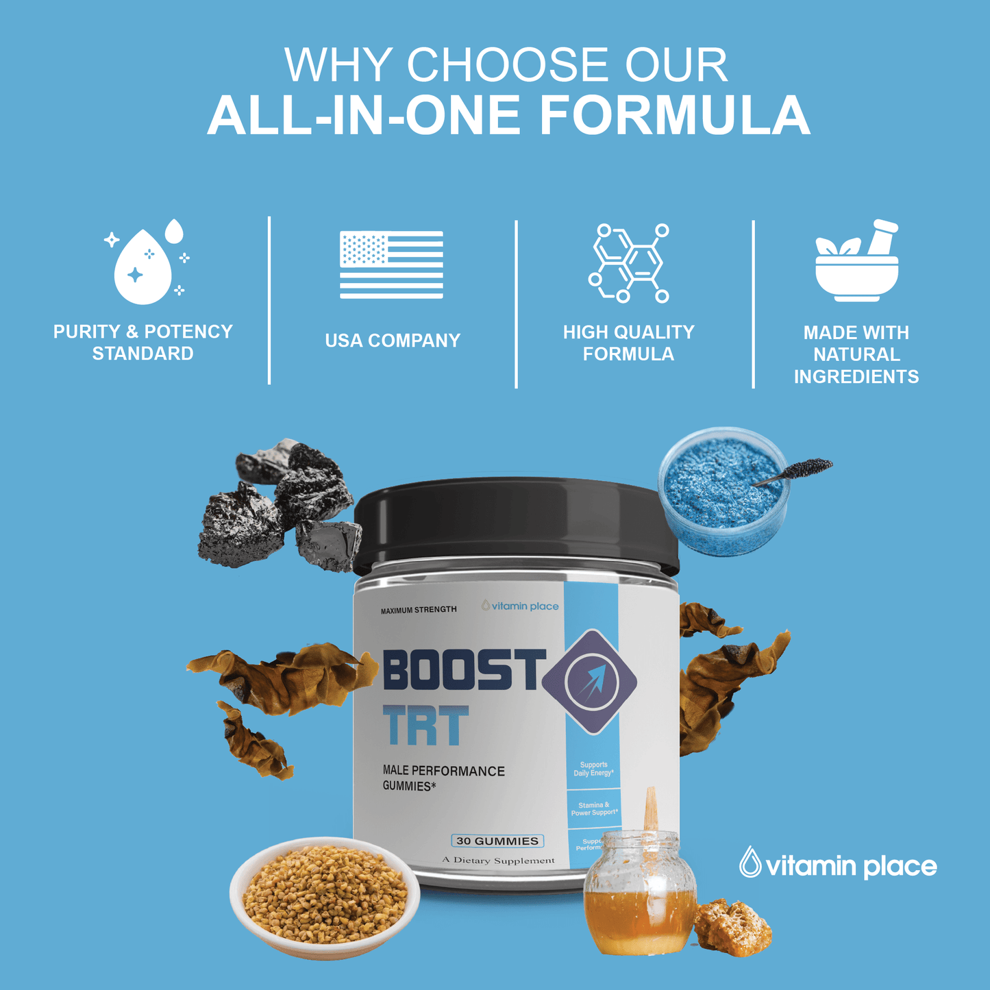 Boost TRT Gummies - Vitamin Place - Men's Health