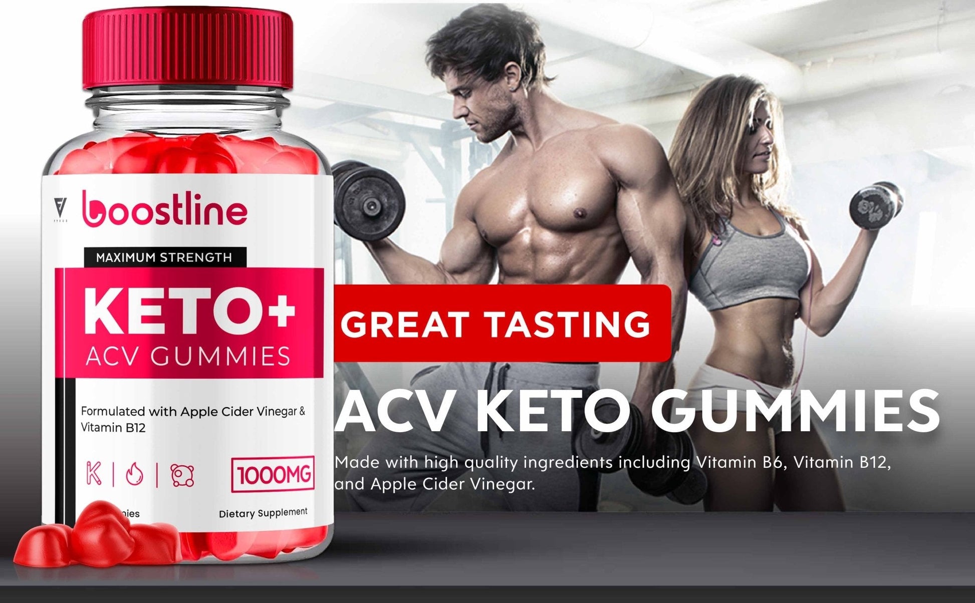 Boostline - Keto ACV Gummies - Vitamin Place - Apple Cider Vinegar Gummies