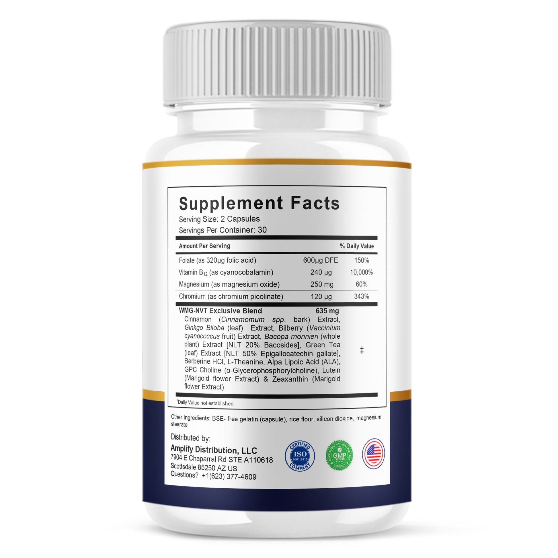 Brain Defender Capsules - Vitamin Place - Nootropic
