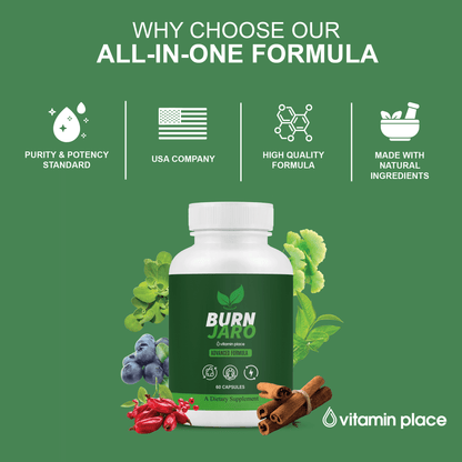 Burn Jaro Capsules - Vitamin Place - Metabolism & Wellness