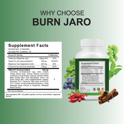 Burn Jaro Capsules - Vitamin Place - Metabolism & Wellness